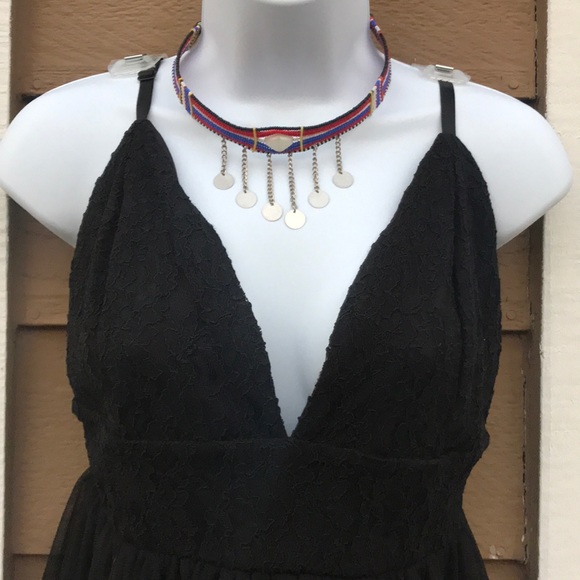 👗Symphony Black, lacy dress👗👗 - Picture 2 of 8